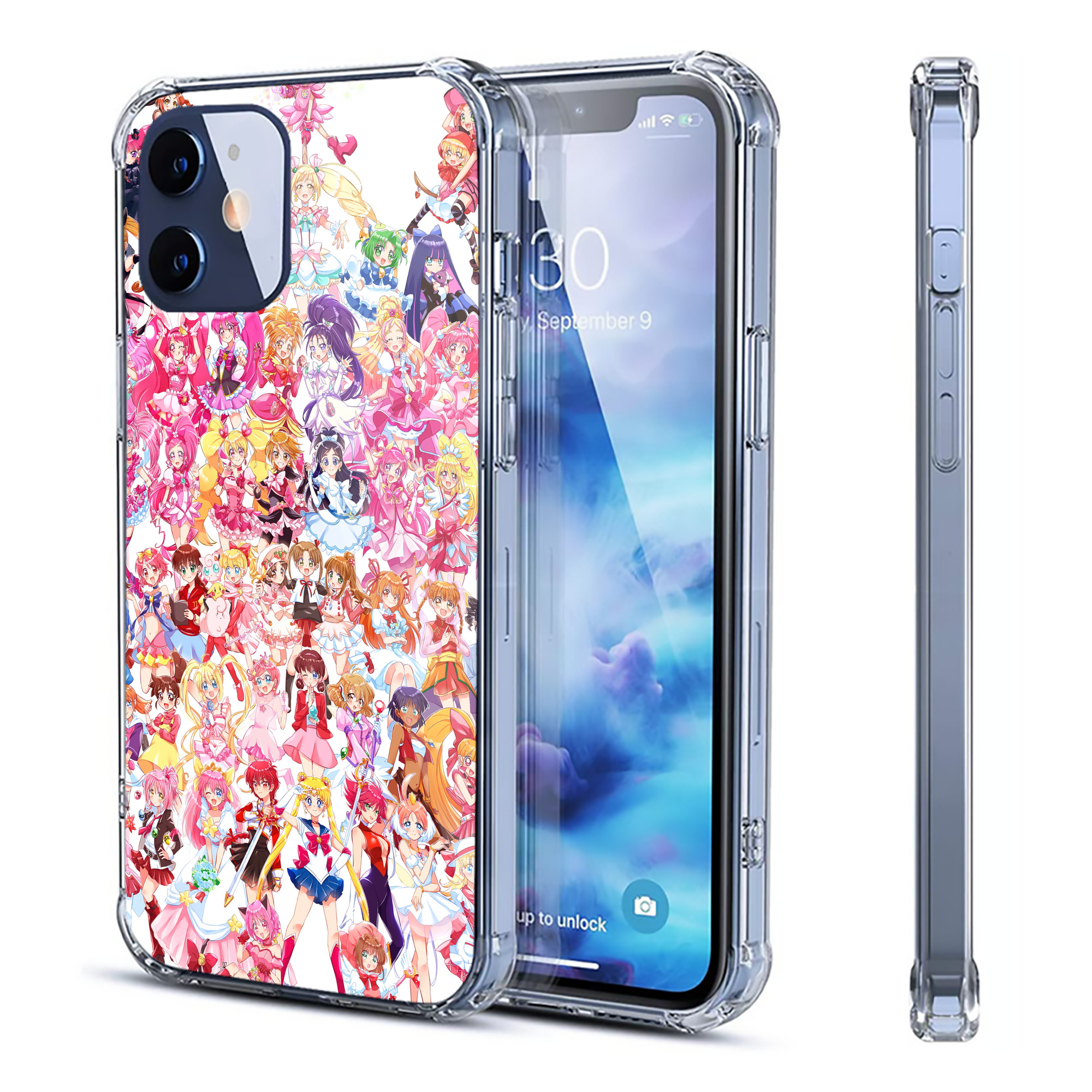 （画像用） 美少女戦士セーラームーン Sailor Moon 【iPhone 12シリーズ対応】透明スマホケース（クリアソフトケース）
